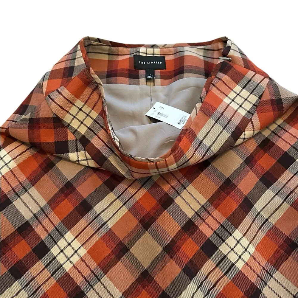 The Limited Vintage Y2K Plaid Mini Skirt Clueless Office Siren 90s Grunge NWT